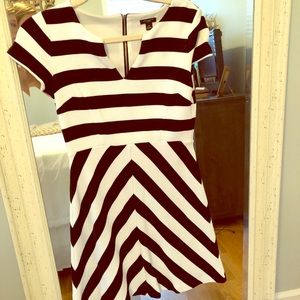 Ann Taylor striped mini dress